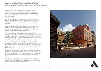 Fotografi av en planlagt fasade med tegl og skjenkestue, inkludert utendørs kaféområde.