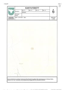 Situasjonsplan (kartutsnitt) som viser eiendomsgrenser, festere og nabolag.