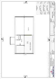 Etasjeplan (Fasade 2) som viser romfordeling, arealoppdelinger og fasaderetninger for en bygning.