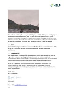 Fotografi av en bygning sett fra siden, med fokus på tak og bakgrunn.