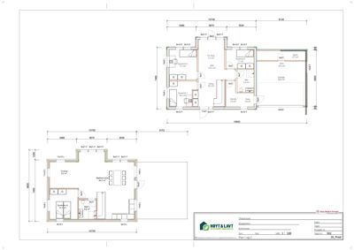 Etasjeplan (plantegning) som viser romfordeling, mål og funksjon for et leilighet eller hus.