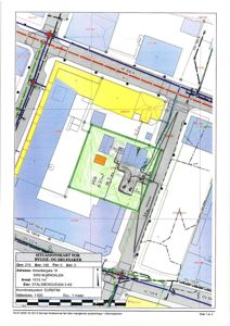 Situasjonskart som viser tomtens plassering i forhold til nabolaget, veier og andre eiendommer.