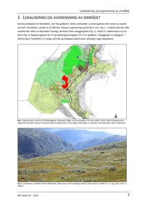 Kart som viser lokaliseringsplan for Myrkvdalen med fargekodet arealbruk og røde markeringer for utbyggingsfelt.