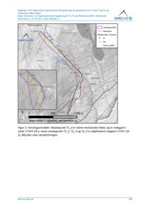 Kart som viser et skredvarslingsområde og nedfartsruter i Mørkveslia, med bakgrunnskart fra Kartverket.