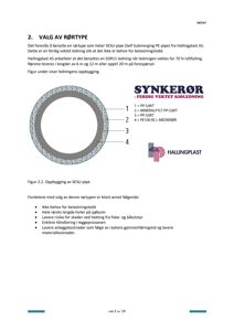 Teknisk tegning som viser oppbyggingen av en SESU-rørtype (Self Submerging PE-pipe) med lagbeskrivelse.