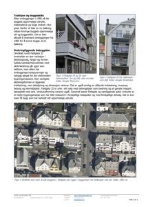 Et fotografi som viser en luftfoto (satellittbilde) av et boligområde med flere hus og gater.