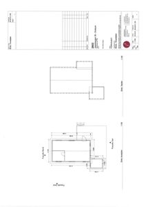 Fasadetegning for et hus i Jernheiaugen 30, Oslo, som viser utsiden sett fra nord og vest med mål.