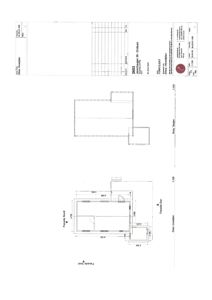 Etasjeplan (Etg. 1) med romfordeling, dimensjoner og fasadevisninger.