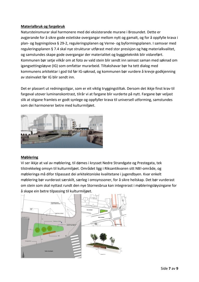 3D-visualisering av fasade og møblering (møbleringsløsninger) for et byggprosjekt.