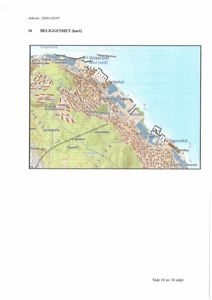 Kart over beliggenhet med topografiske detaljer og stednavn