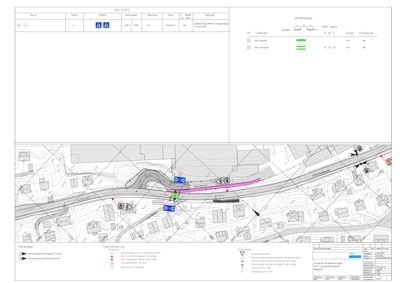 Situasjonsplan som viser tomtens beliggenhet i forhold til nabolag, veier og eksisterende bebyggelse.
