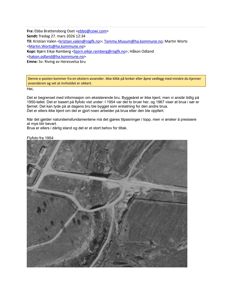 Et svart-hvitt flyfoto fra 1954 som viser et bru og omgivelsene.