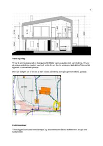 Bildet viser en situasjonsplan (tomtekart) med bygningsplassering, veggrenser og kvikkleiresoner.