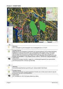 Kart over området Vassøytjern med nedslagsfelt og vannveier markert