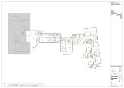 Etasjeplan for Solsiden Skole som viser romfordeling, arealer og endringer i forbindelse med rehabilitering.