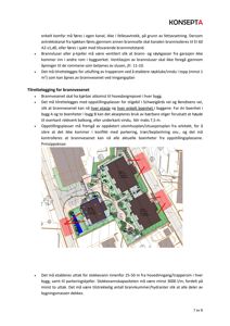 Situasjonsplan som viser plassering av bygninger, veier, grøntområder og brannvesenet sitt utstyr (oppstillingsplasser) i forhold til hverandre.