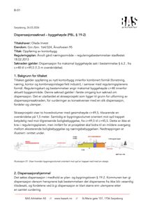 En illustrasjon (snitt) som viser hvordan et nytt kontorbygg er orientert mot syd og trappet ned med en etasje, samt en oversikt over byggehøyder (c+48, c+49,5, c+49,5) i forhold til eksisterende boligbebyggelse.
