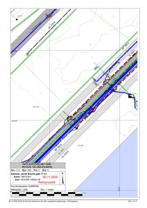 Situasjonskart som viser bygningens plassering i forhold til veier og nabolag.