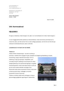 Fotografi av en bygning (Lyche) med fasadeendringer, inkludert nye vinduer og innredning.