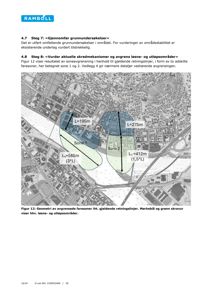 Et kart som viser et geografisk område med overlagte soner (Sone 1 og Sone 2) for skredfare, basert på grunnundersøkelser.
