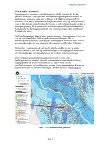 Et kart over et område (Rygge) som viser løsmassefordeling, inkludert fyllmasser og geologiske soner.