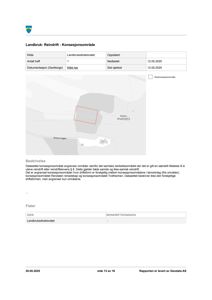 Kart over et konsesjonsområde for reindrift, inkludert en oversikt over eiendommen og nabolag.