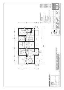 Etasjeplan for 3. etasje som viser romfordeling, veggtykkelse og mål.
