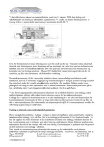 Fotografi av en tegning som viser et forslag til takaltan og takterrasse på en bygning.