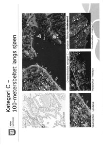 Bildet viser en oversiktskart med flyfoto og kartutsnitt over ulike områder i Nesøya og Landøya kommuner.