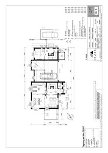 Etasjeplan for 2. etasje av en bolig, med romfordeling, mål og innvendige detaljer.