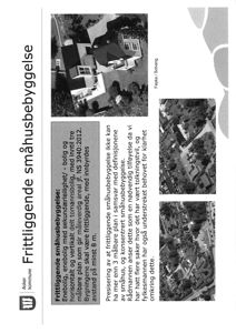 Et dokument fra Asker kommune som viser bilder av frittliggende småhusbebyggelse.