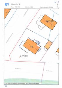 Situasjonsplan som viser tomtene (42/262 og 42/362), bygningenes plassering, veier (Idrettsveien, Fridtjof Nansensgate) og grenser.
