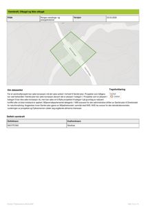 Kart som viser et geografisk område med en grønn polygon (Odelsskogen) og en elv (Odelsskogen).
