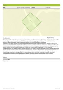 Kart som viser et geografisk område med overlagte data om radonaktivitet og geologi.