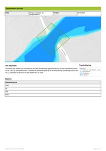 Et faresonekart som viser oversvømmelsesområder (flomsone) for ulike flomhendelser (20-, 200- og 1000-årsflom) i et gitt område.
