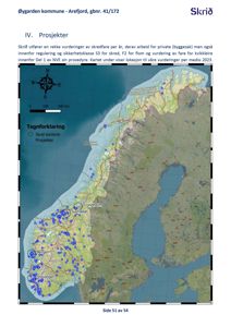 Et kart over Norge som viser lokasjoner for skredvurderinger og prosjekter.