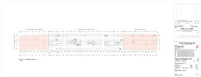 Etasjeplan eller oversiktsplan som viser romfordeling og veggkonstruksjoner i en bygning.