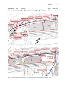 Situasjonsplan eller utklipp av plantegning som viser plassering av vannkummer, rørledninger (DRK) og infrastruktur i forhold til gater og naboeiendom.