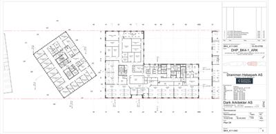 Etasjeplan eller romfordeling for en bygning, sannsynligvis et plan over et helse- eller omsorgsbygg.