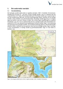 Kart som viser et kartlagt område (lilla) og påvirknadsområde (magenta) i Grindedal, Vik kommune, med topografi, vann og vegnett.