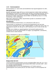 Utsnitt av kommuneplanen som viser arealbruk, vegnett og grenser.