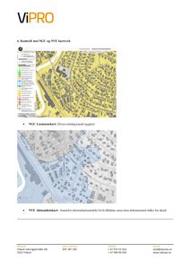 Dokumentasjon med kartutsnitt fra NGU og NVE som viser geologi (elvemasse) og aktsomhetsområder for kvikkleire.