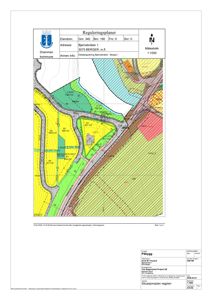 Situasjonsplan (Reguleringsplan) som viser tomtens beliggenhet, grenser og arealbruk.