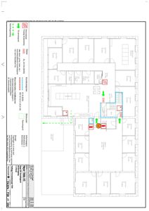 Etasjeplan (1. etasje) som viser romfordeling, arealer og funksjoner i et bygg.