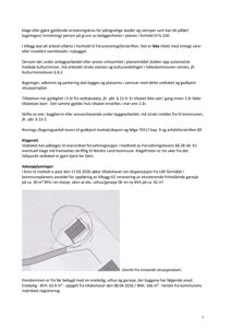 Et utsnitt fra en innsendt situasjonskart som viser en bygning og en planlagt garasje.