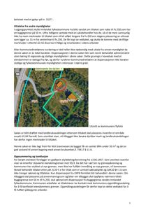 Et utsnitt fra kommunens flyfoto som viser eiendomsgrenser og bygning.