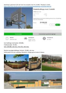 Fotografier av en basketballballinge med bue, sett fra ulike vinkler og i ulike ferdigstillelsesgrader.