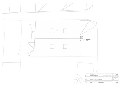 Etasjeplan (Plan 4. Etasje) som viser romfordeling, dører og vinduer.