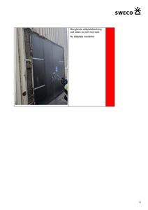 Fotografi av en svart stålplate som skal monteres ved siden av en port. Bildet er illustrasjonen til teksten om manglende stålplateledning.