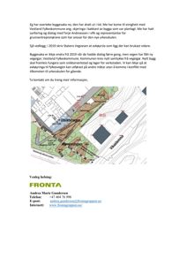Situasjonsplan som viser tomtens beliggenhet, omgivende infrastruktur (veger, skoler) og planlagt bebyggelse.